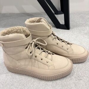 Tommy Hilfiger Cream High-Top Sneakers